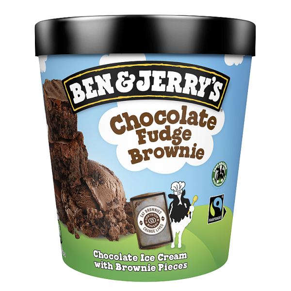 Ben & Jerry's Chocolate Fudge Brownie Ice Cream 465 ml