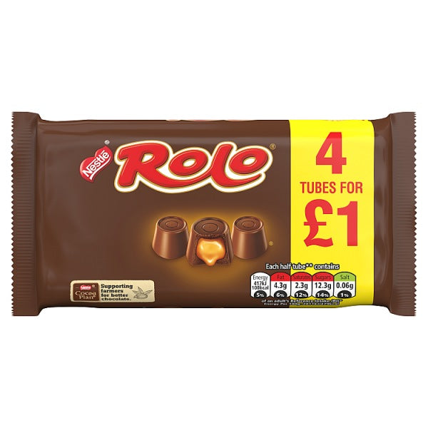 Rolo Chocolate Multipack 41.6g 4 Pack £1