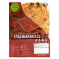 The Clay Oven Bakery 2 Freshly Baked Spicy Naan Breads 360g