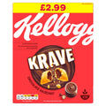 Kellogg's Krave Chocolate Hazelnut Cereal 375g