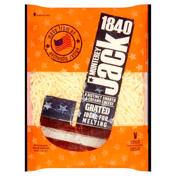 Monterey Jack 1840 Grated Cheese 180g