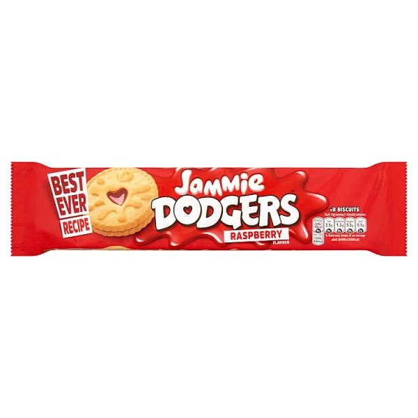 Jammie Dodgers 8 Raspberry Flavour Biscuits 140g