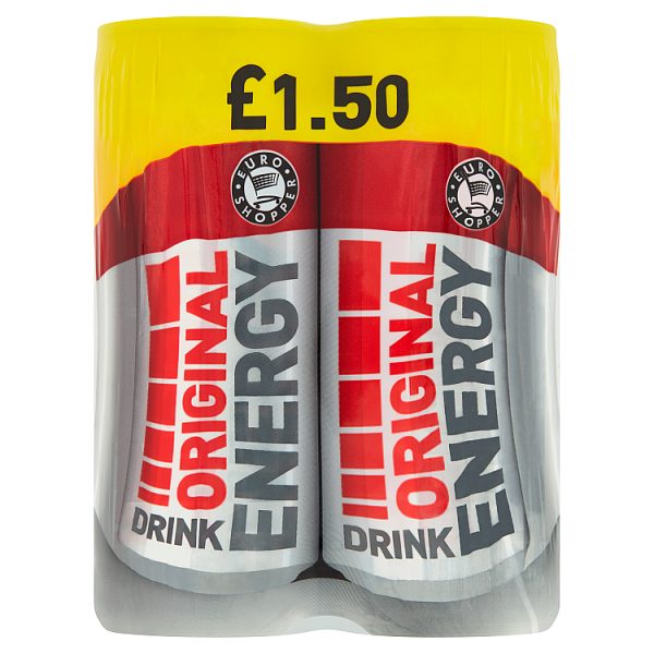 Euro Shopper Original Energy Drink 4 x 250ml