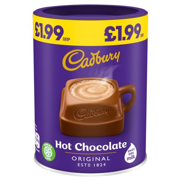 Cadbury Drinking Hot Chocolate £1.99 250g