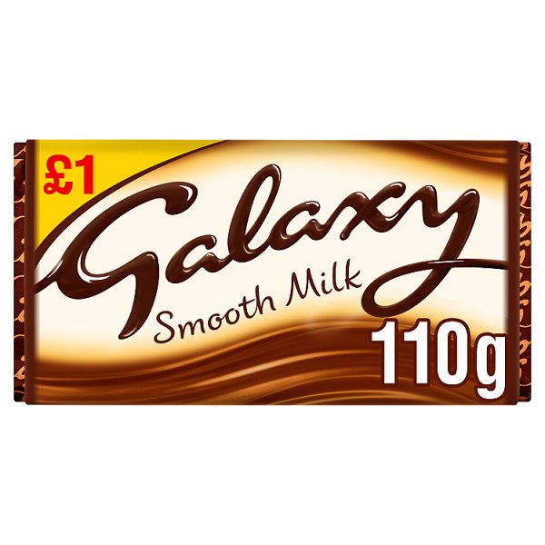 Galaxy Smooth Milk Chocolate £1 PMP Bar 110g