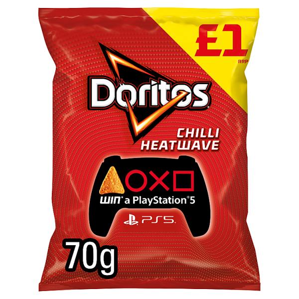 Doritos Chilli Heatwave Tortilla Chips PMP 70g