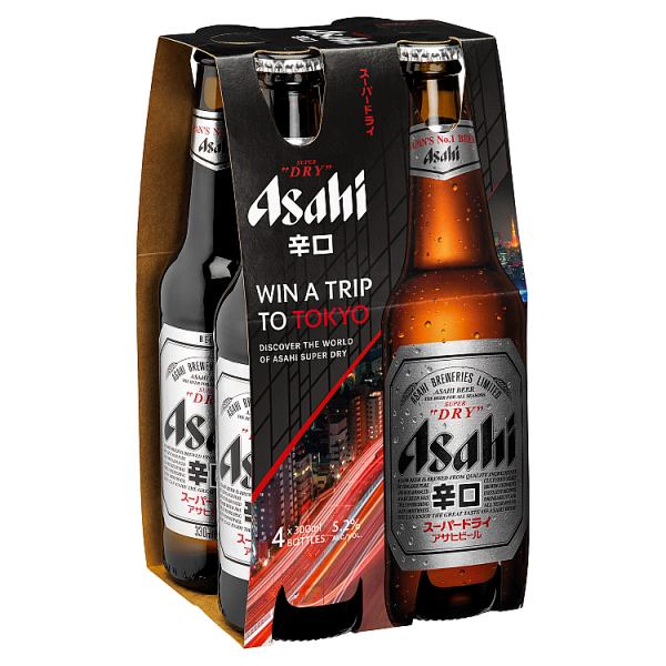 Asahi Super Dry 4 X 330ml