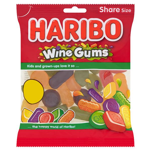 HARIBO Wine Gums Bag 160g