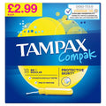 Tampax Compak Regular Tampons Applicator 18X