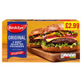 Birds Eye Original 4 Beef Quarter Pounders with Onion 454g