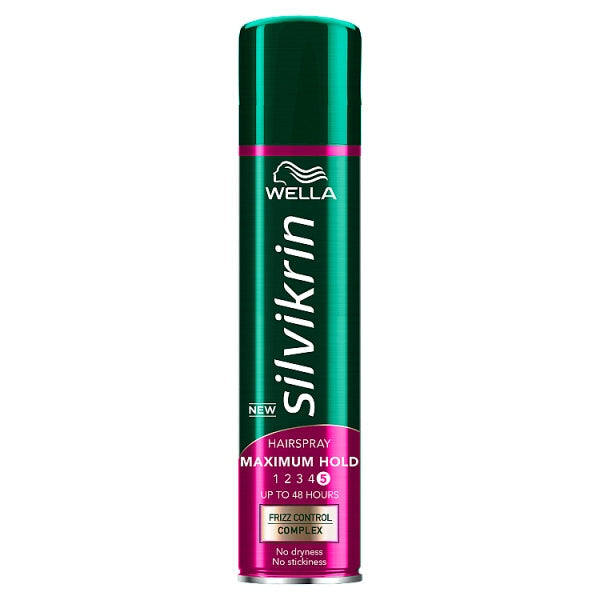 Wella Silvikrin Maximum Hold Hairspray 250ml