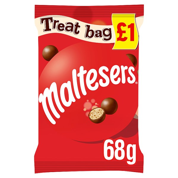 Maltesers Chocolate £1 PMP Treat Bag 68g