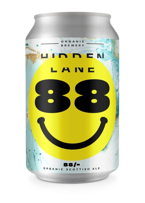 Hidden Lane Brewery - 88 /- Organic Scottish Ale Can 330ml