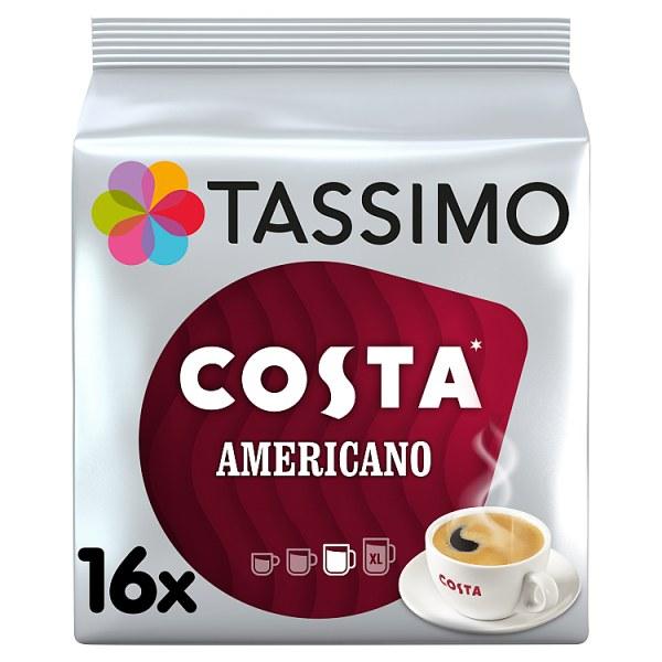 Tassimo Costa Americano Coffee Pods 16 Servings