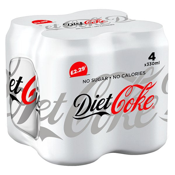 Diet Coke 4 x 330ml PM £2.29