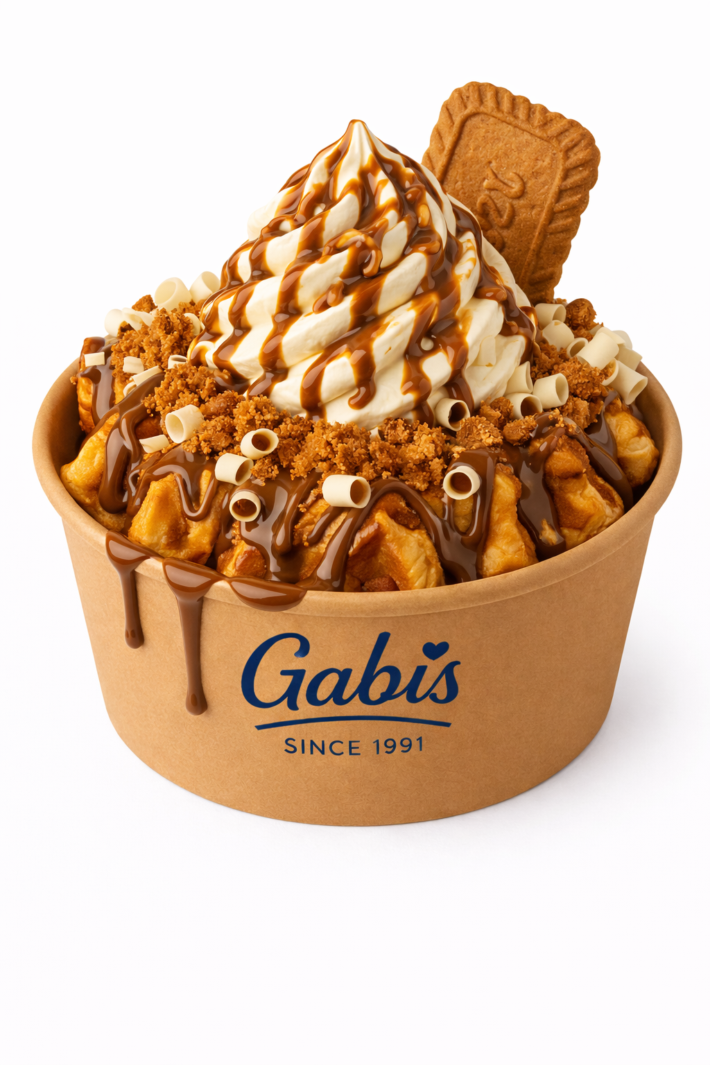 Biscoff Crunch Waffle Bowl