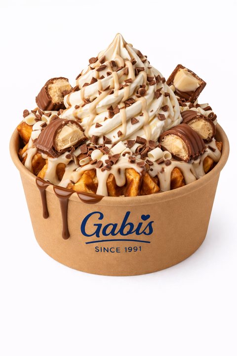 Kinder Melt Waffle Bowl