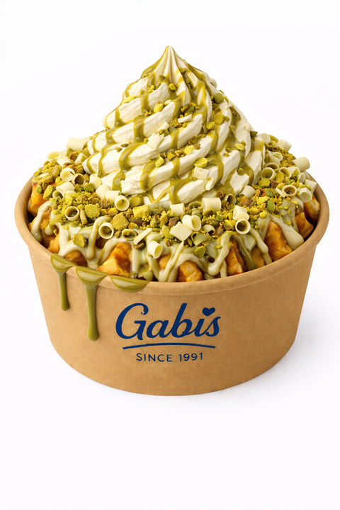 Pistachio Royale Waffle Bowl