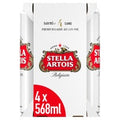 Stella Artois Lager Beer Cans 4 x 568ml