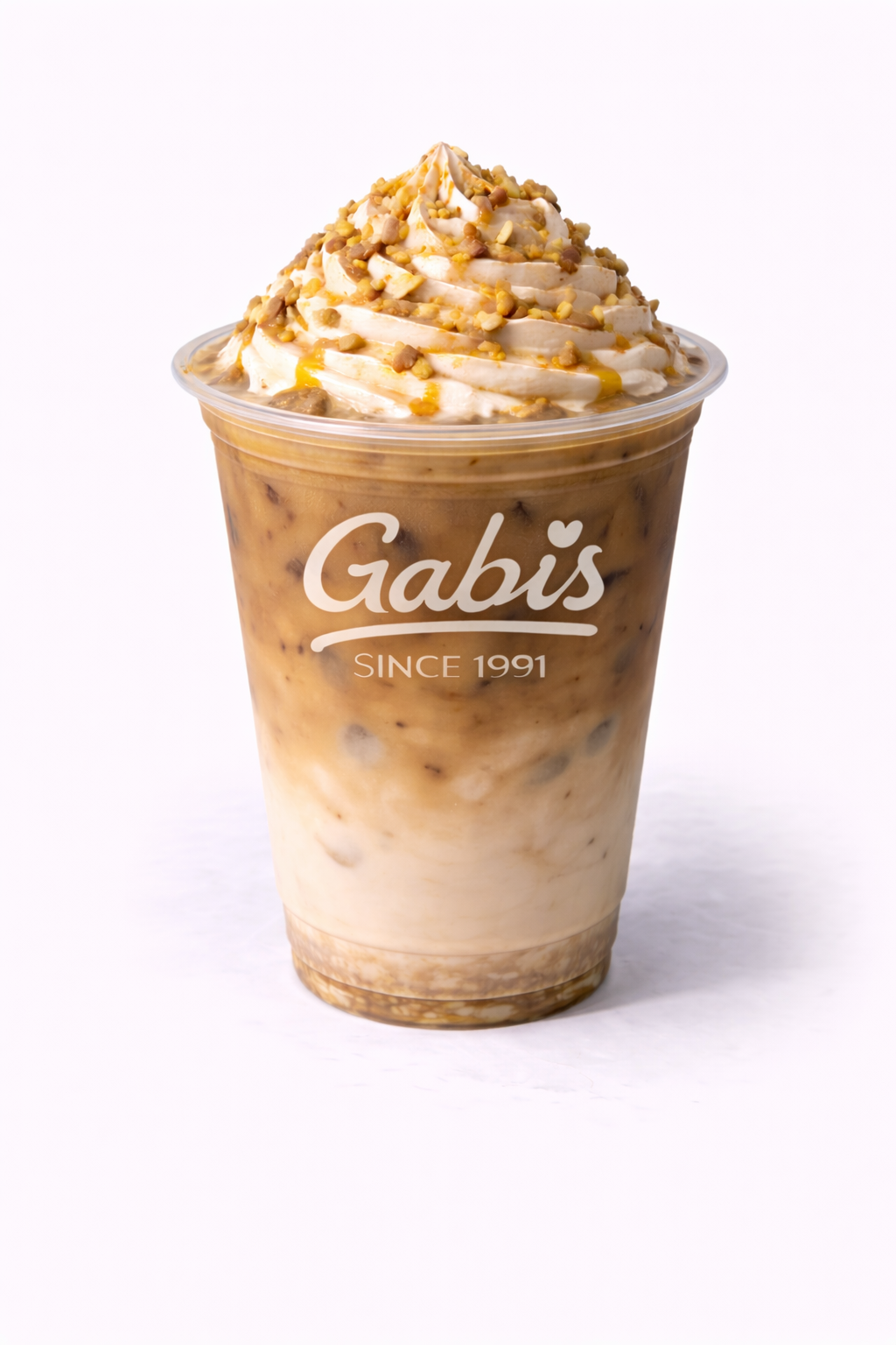 Iced Coconut Caramel Latte