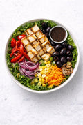 Halloumi Garden Bowl