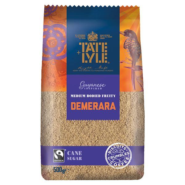 Tate & Lyle Fairtrade Guyanese Inspired Demerara Cane Sugar 500g