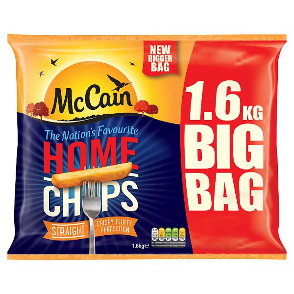 McCain Home Chips Straight 1.6kg