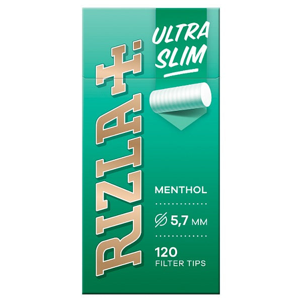 Rizla Menthol Ultra Slim Filter Tips 120s