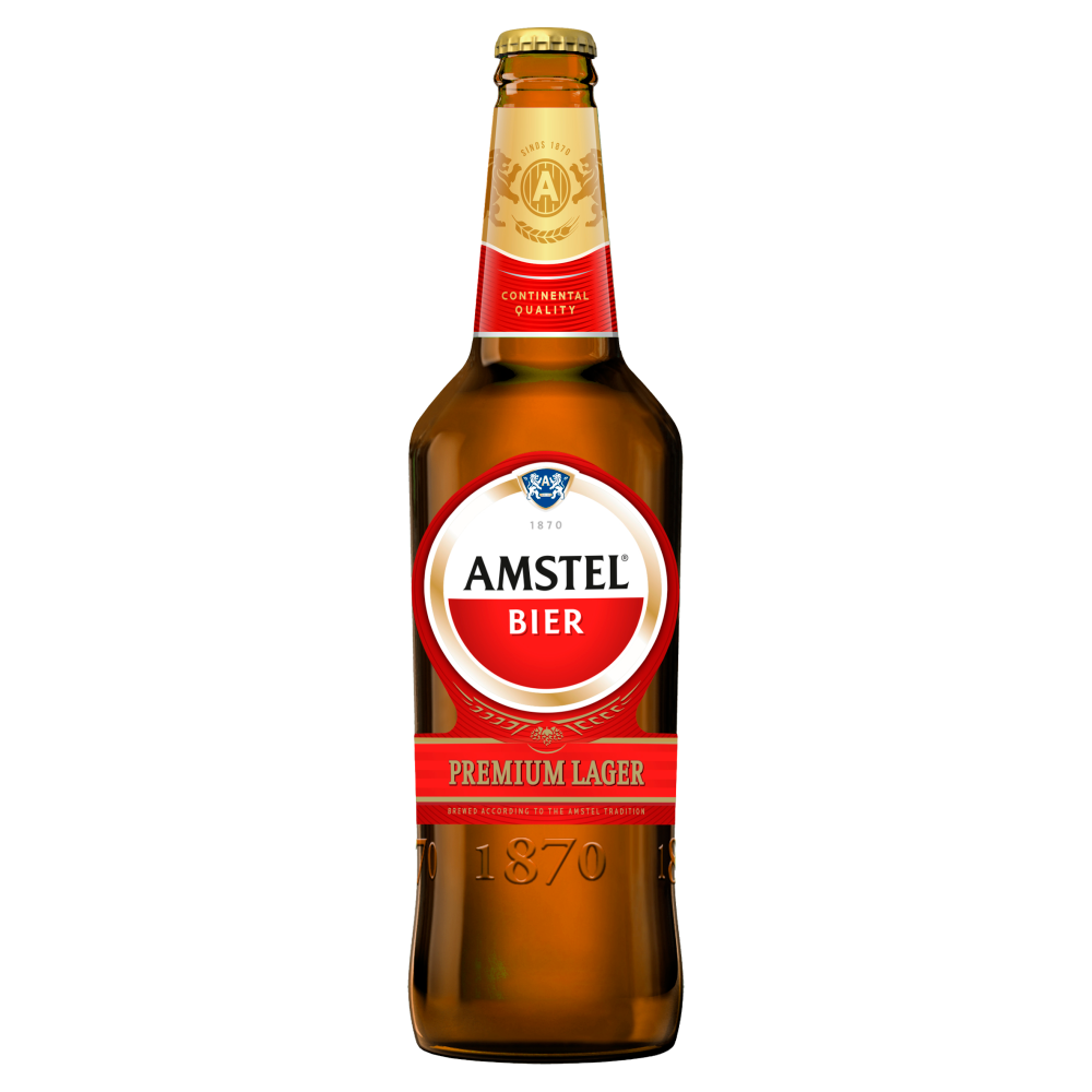 Amstel Bier Lager Beer 650ml Bottle