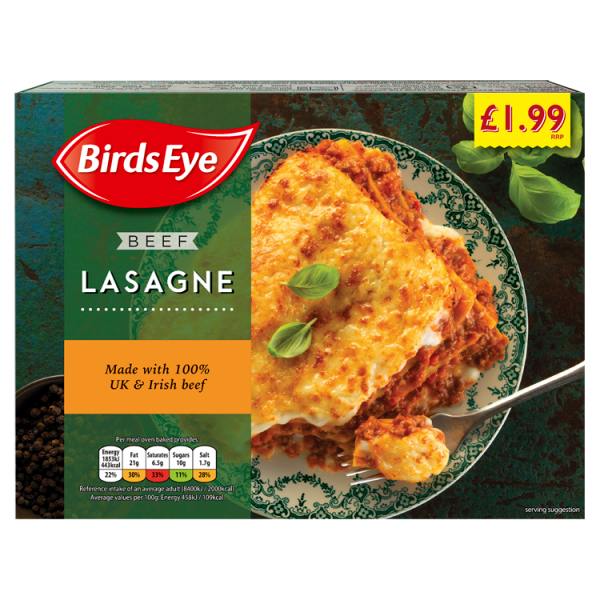 Birds Eye Beef Lasagne 400g