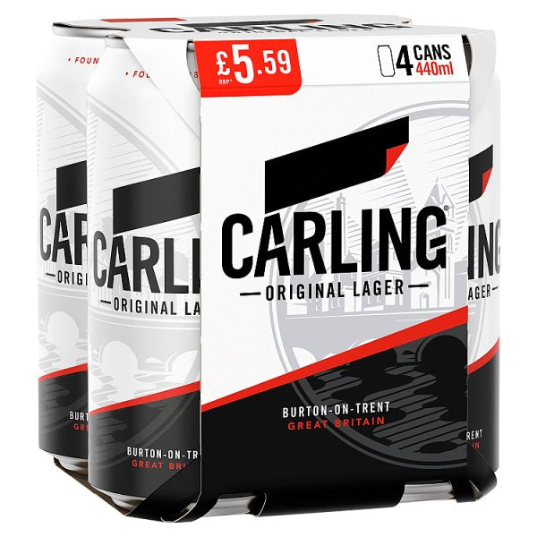 Carling 440ml 4 Pack
