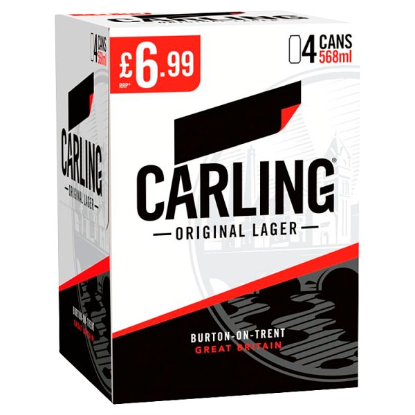 Carling Pints 4 Pack