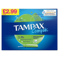 Tampax Compak Super Tampons Applicator 18X