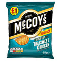 McCoy's Thai Sweet Chicken Flavour Ridge Cut Potato Crisps 65g