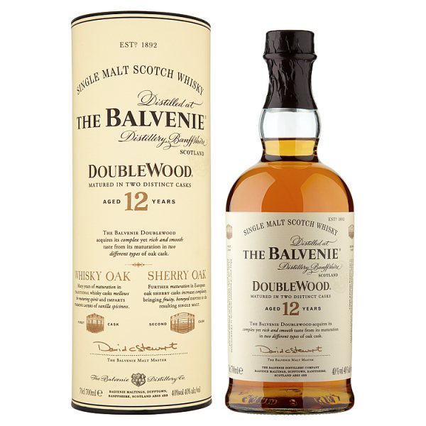 The Balvenie DoubleWood Aged 12 Years Single Malt Scotch Whisky 70cl