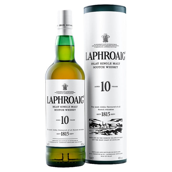 Laphroaig Islay Single Malt Scotch Whisky 10 Years Old 700ml