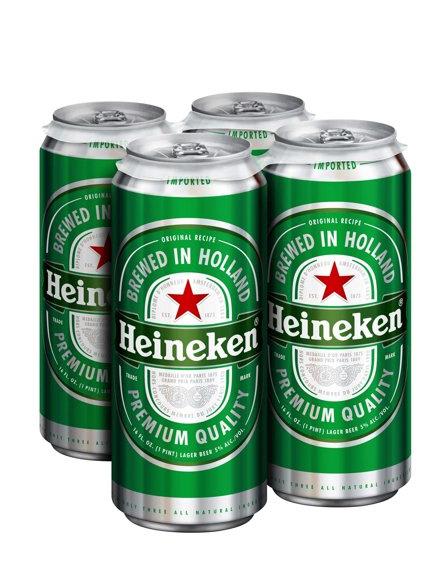 Heineken Lager Beer 4 x 500ml