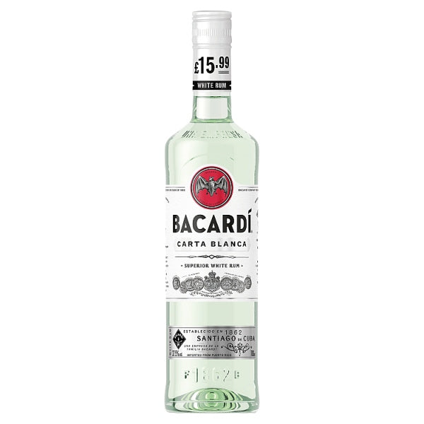 Bacardi Carta Blanca White Rum 70cl