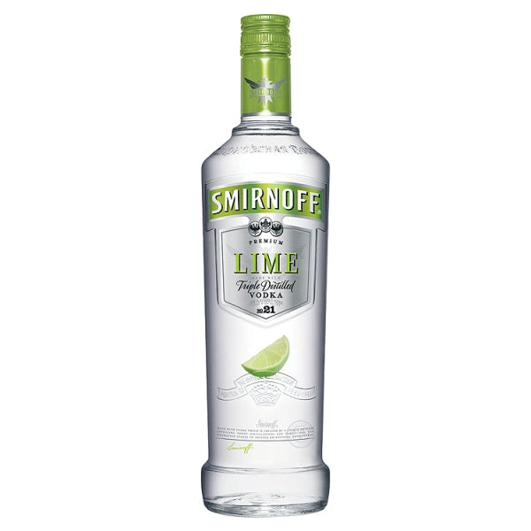 Smirnoff Premium Lime Flavoured Vodka 70cl