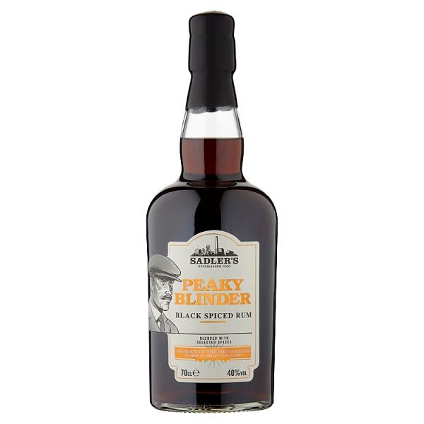 Sadler's Peaky Blinder Black Spiced Rum 70cl