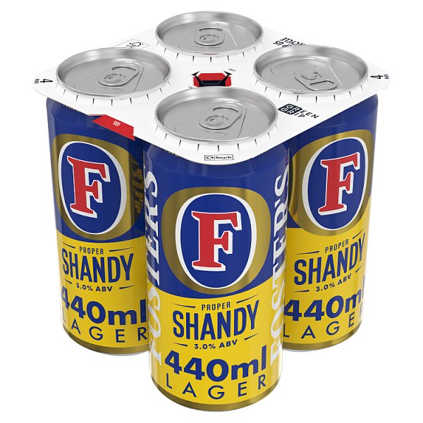 Foster Shandy 440ml 4 Pack