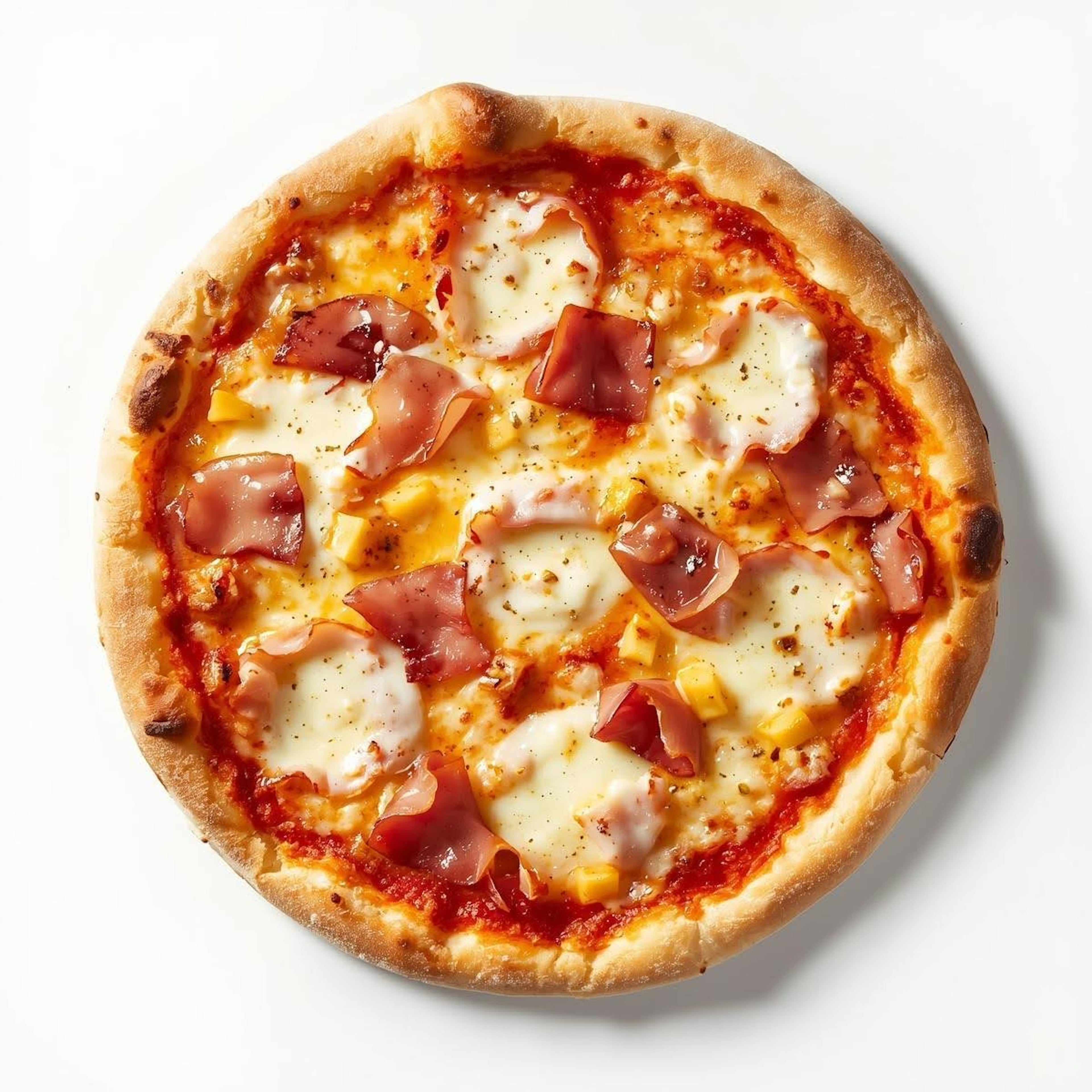 Hawaiian Ham & Pineapple Pizza