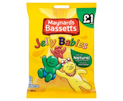 Maynards Bassetts Jelly Babies £1 Sweets Bag 165g