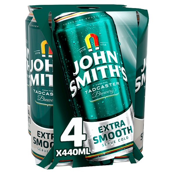 John Smiths Extra Smooth 440ml 4 Pack