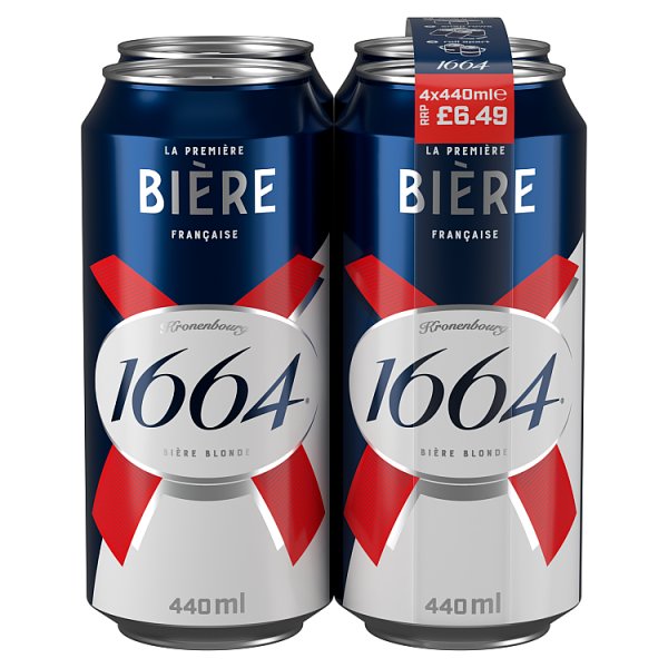Kronenbourg 440ml 4 Pack