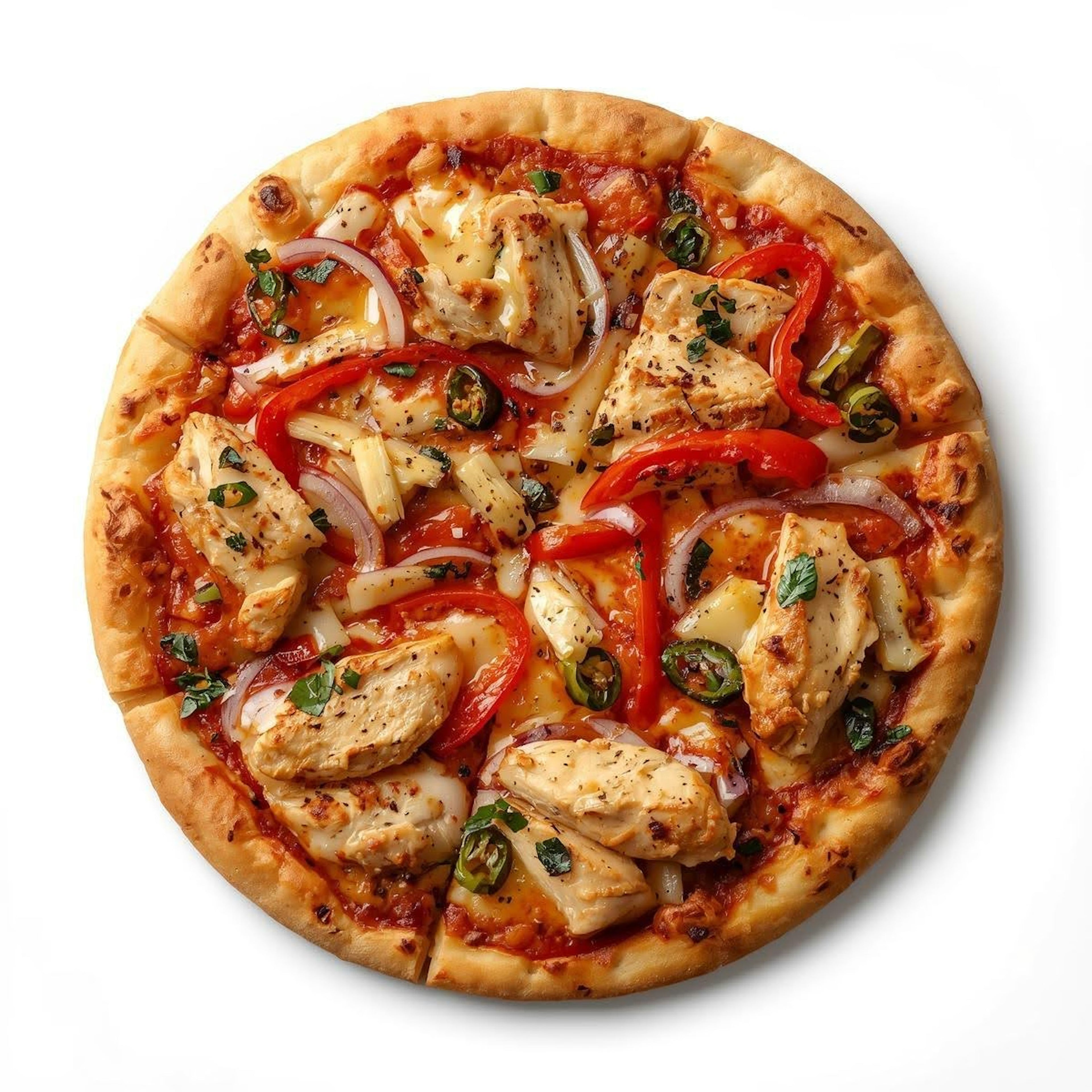 Mediterranean Chicken Pizza