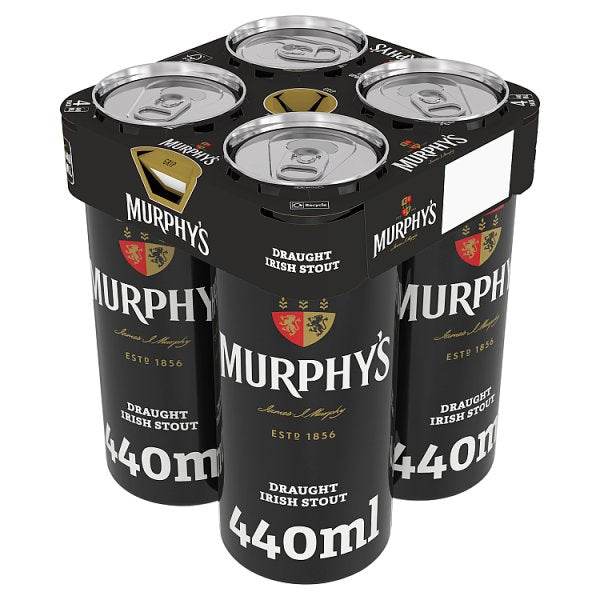 Murphys Draught Irish Stout 440ml 4 Pack