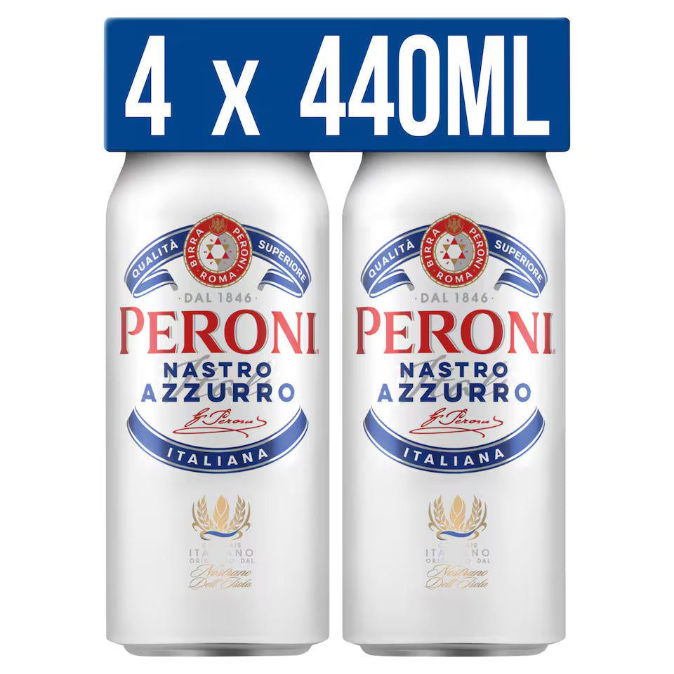 Peroni 440ml 4 Pack