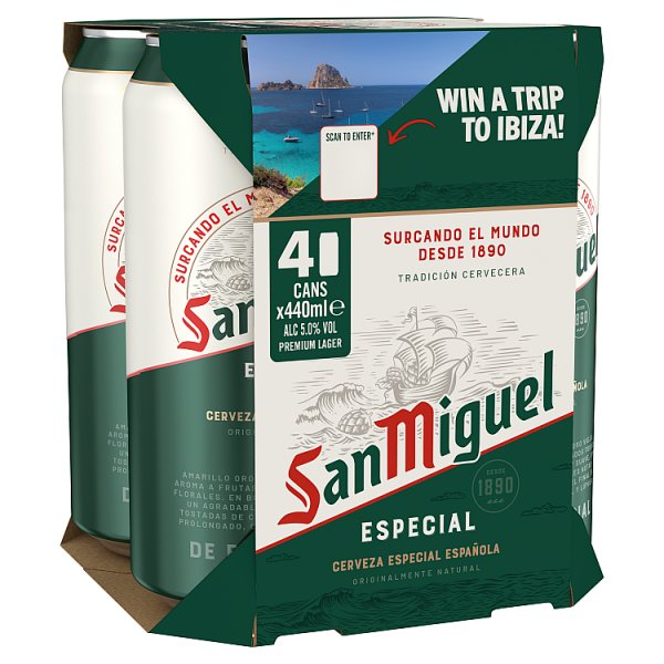 San Miguel 440ml 4 Pack