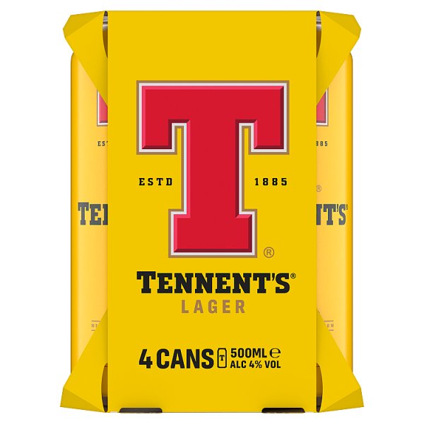 Tennents 500ml 4 Pack